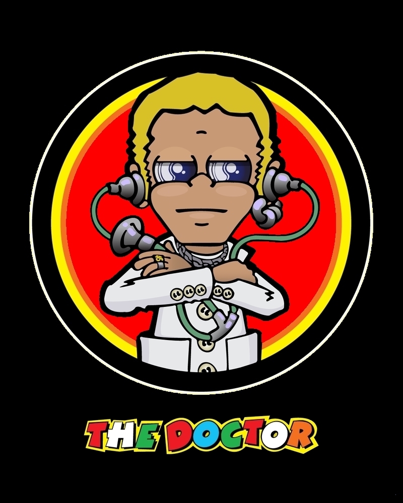 logo d'un docteur de valentino rossi